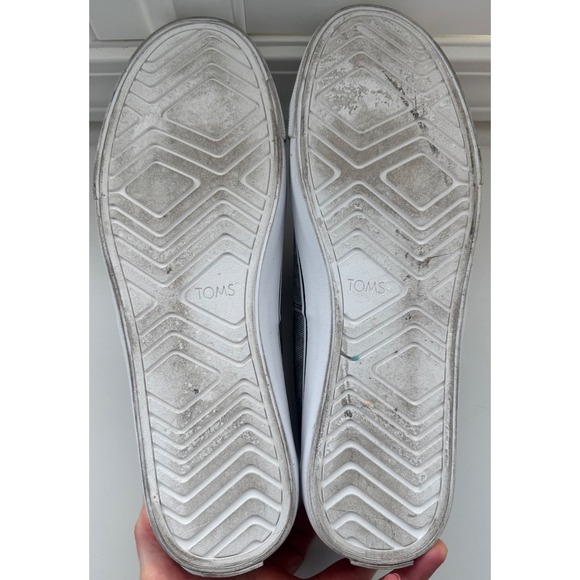 TOMS Slip On Alpargata Fenix Gray Wash Canvas Comfort‎ Loafers Mens Size 13 $60 main image 2
